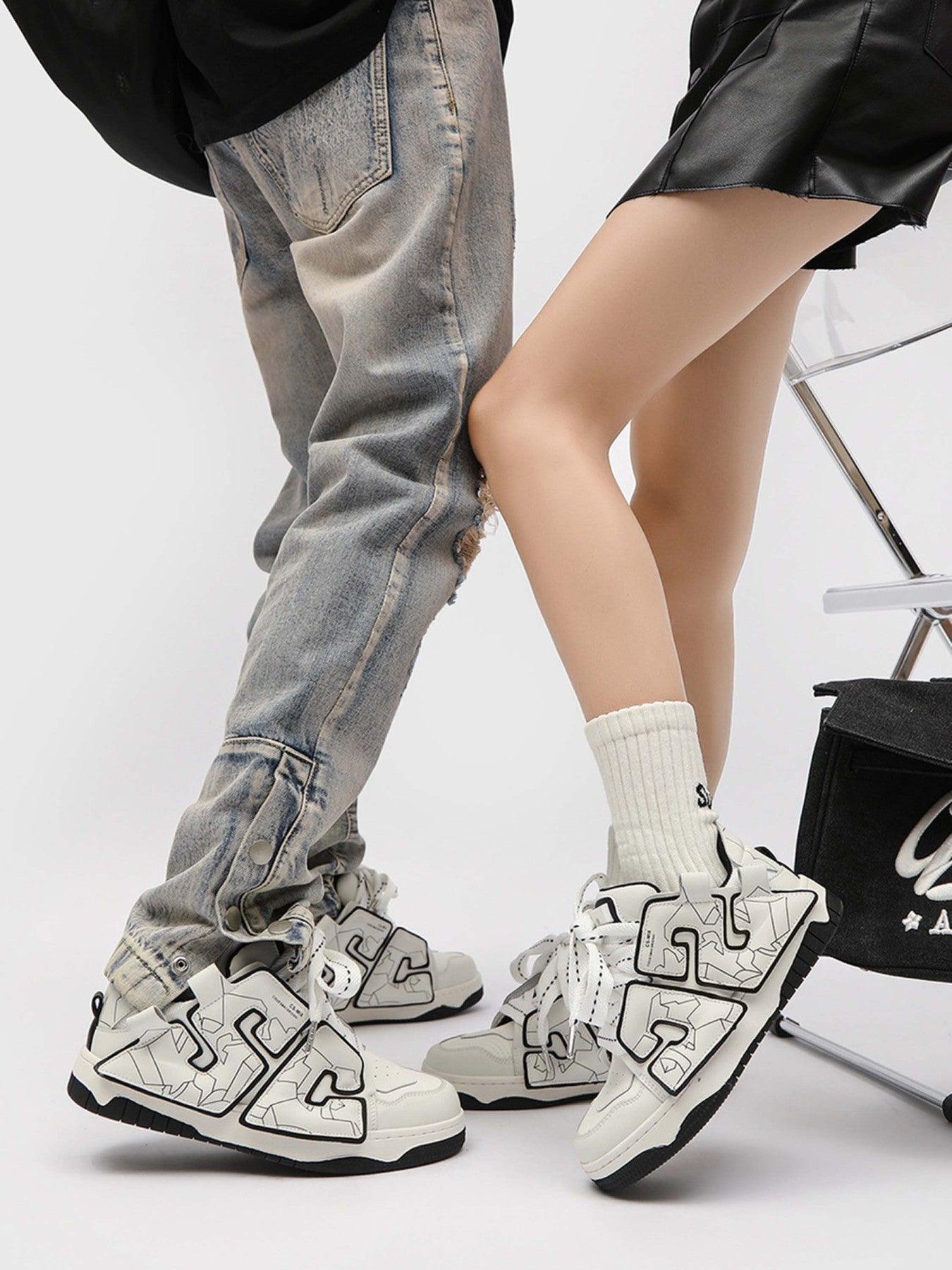 Sneakerland Hip-hop Versatile Couple Board Shoes - tntwear1