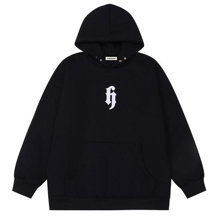 Tntwear® Solid Color Hoodie Embroidery H - tntwear1