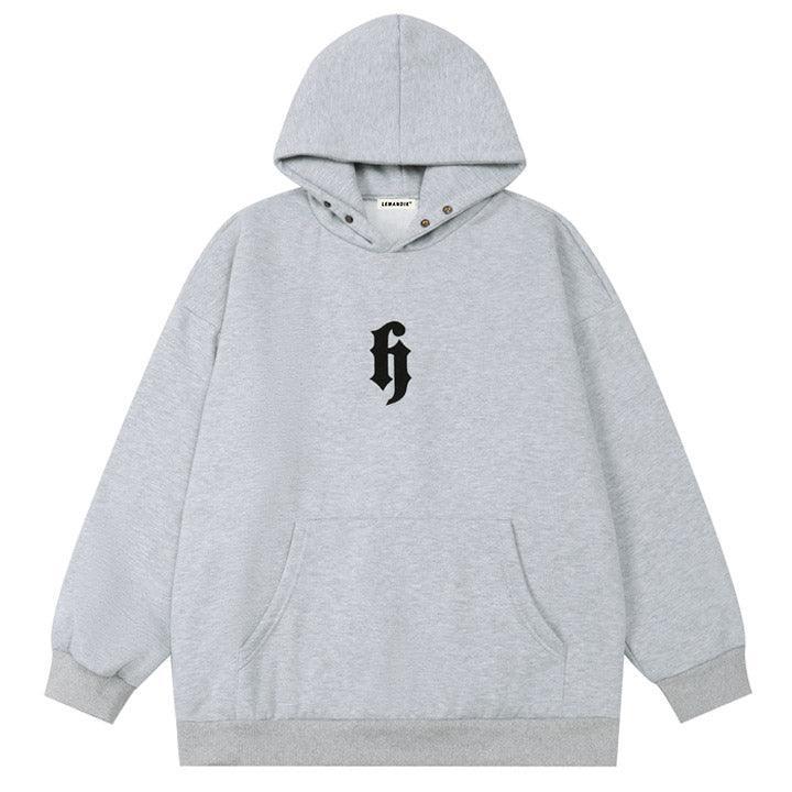 Tntwear® Solid Color Hoodie Embroidery H - tntwear1