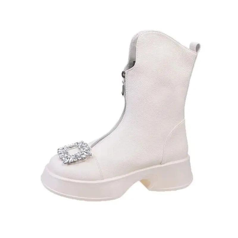 Crown Zipper Boots - tntwear1