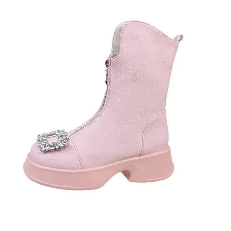 Crown Zipper Boots - tntwear1