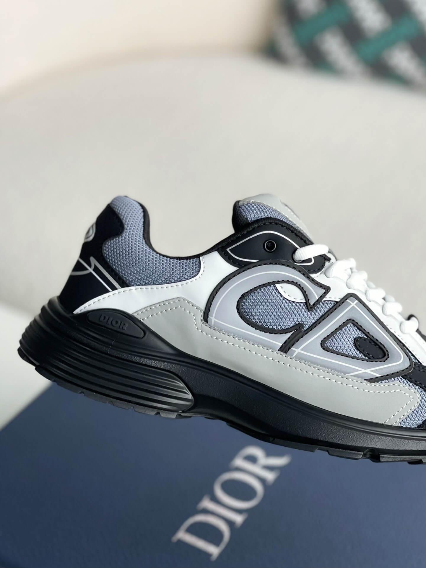 Dior B30 Anthracite Grey Black Sneaker - tntwear1