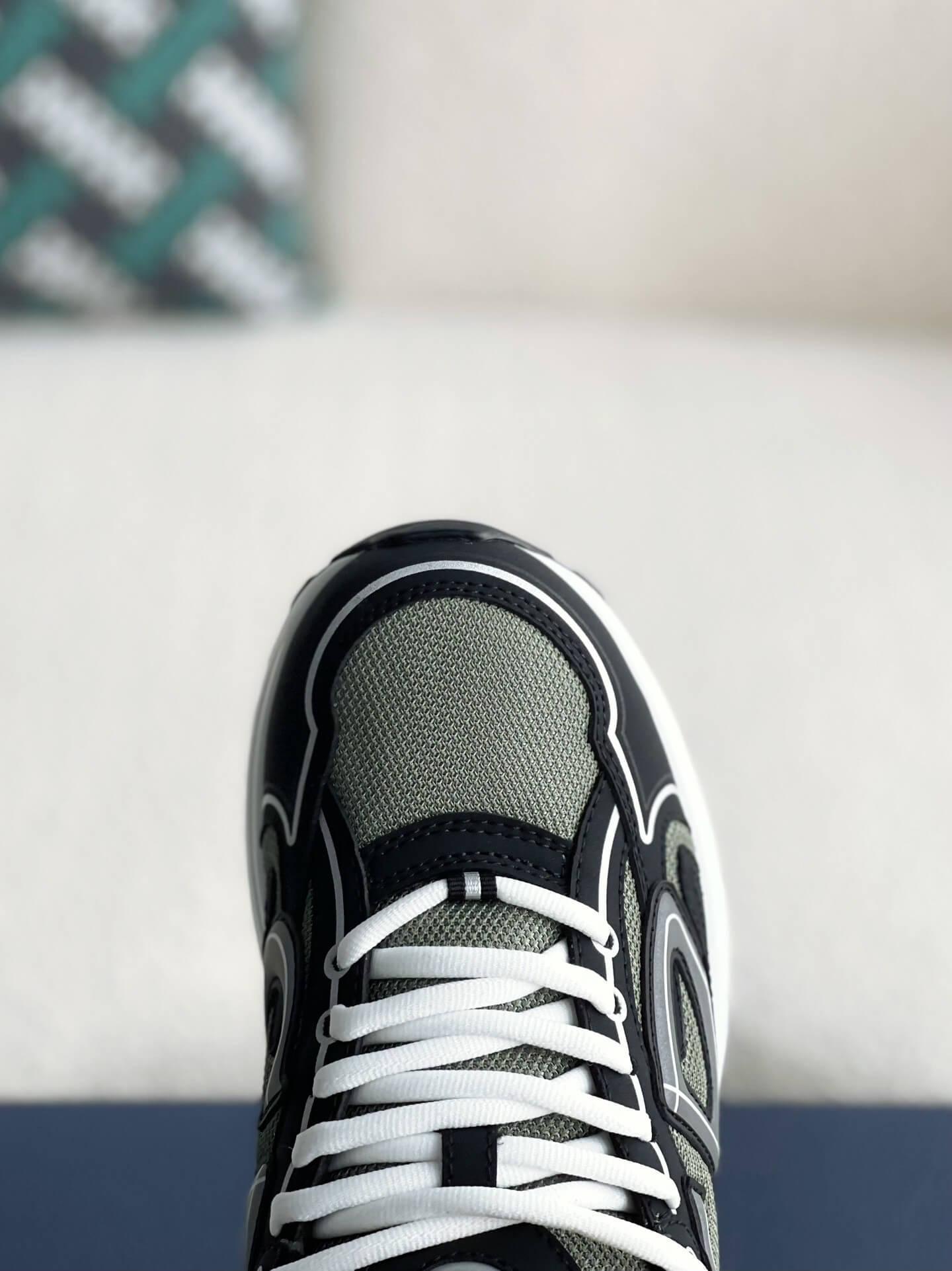 Dior B30 Deep Green Black Sneakers - tntwear1