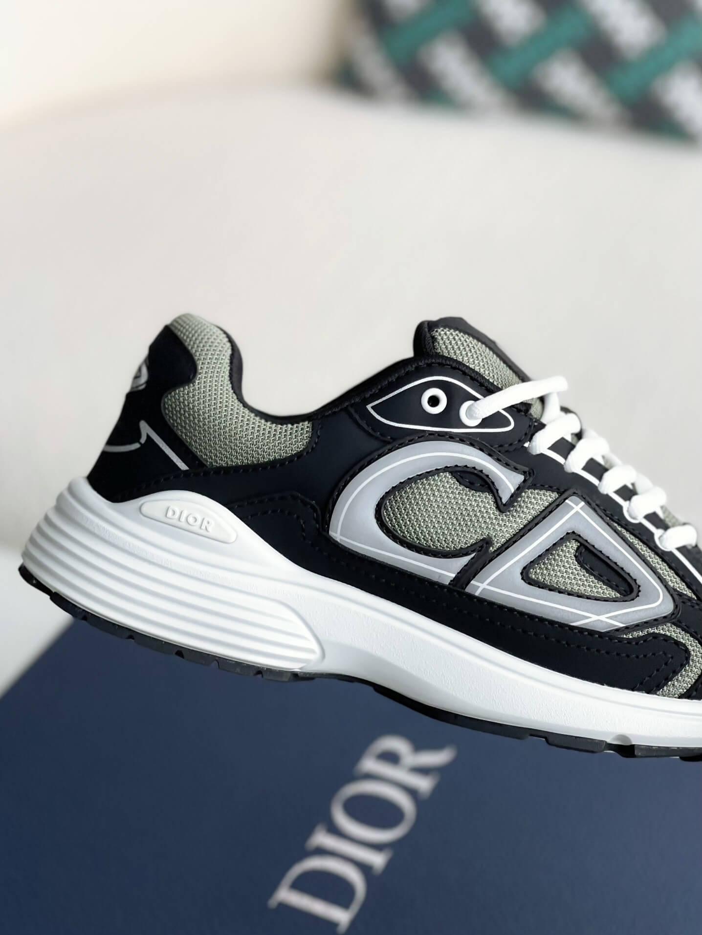 Dior B30 Deep Green Black Sneakers - tntwear1