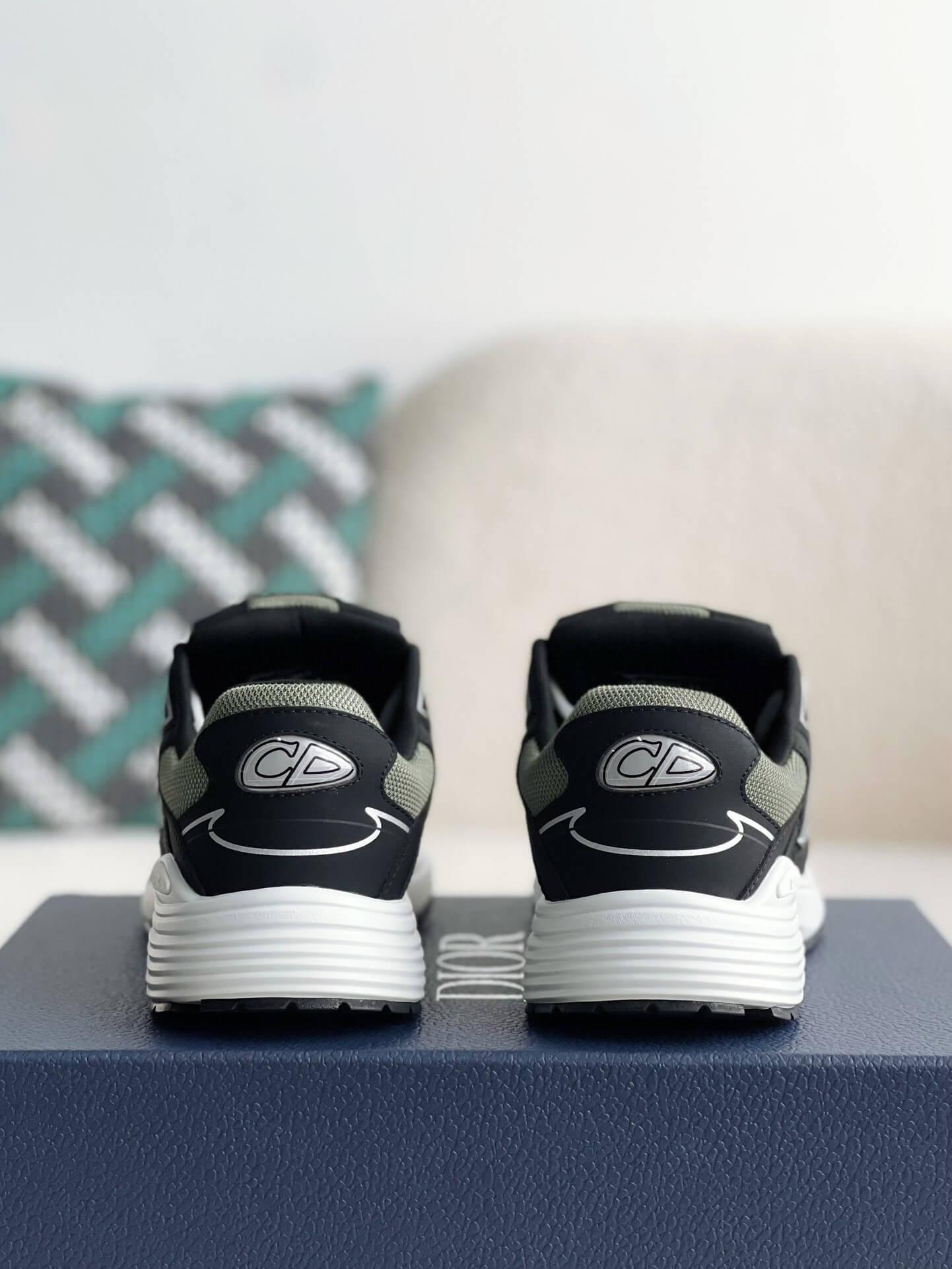 Dior B30 Deep Green Black Sneakers - tntwear1