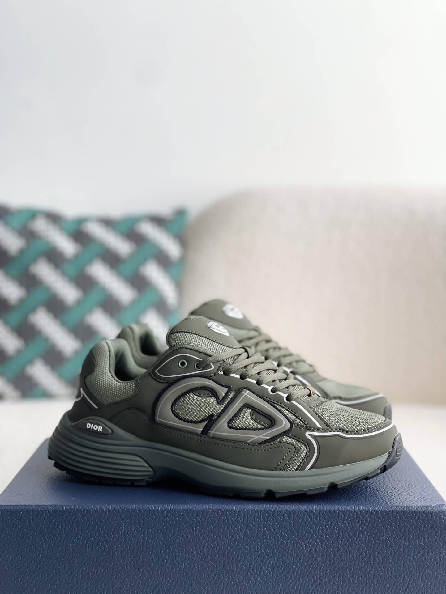 Dior B30 Khaki Green Sneaker - tntwear1