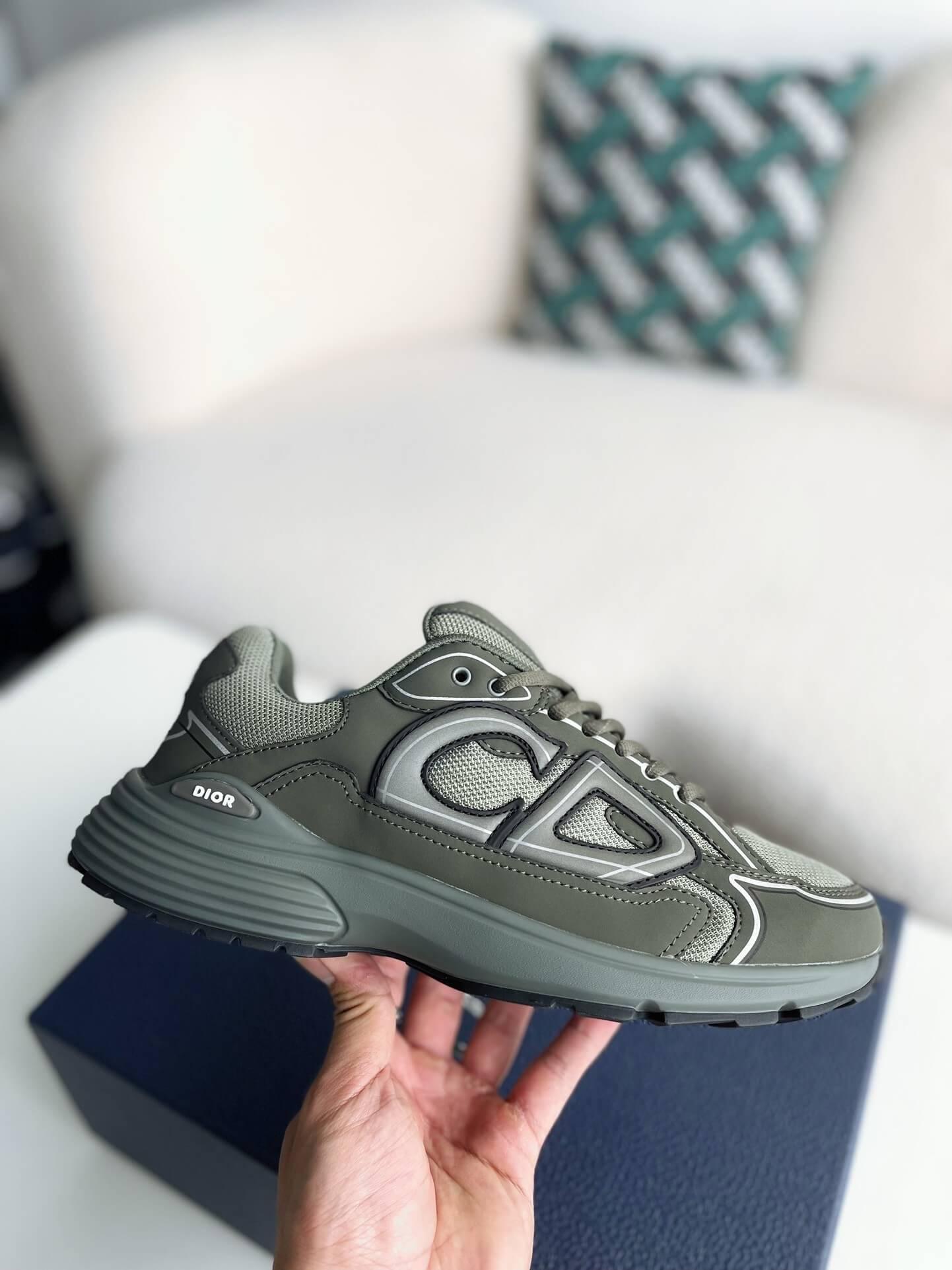 Dior B30 Khaki Green Sneaker - tntwear1