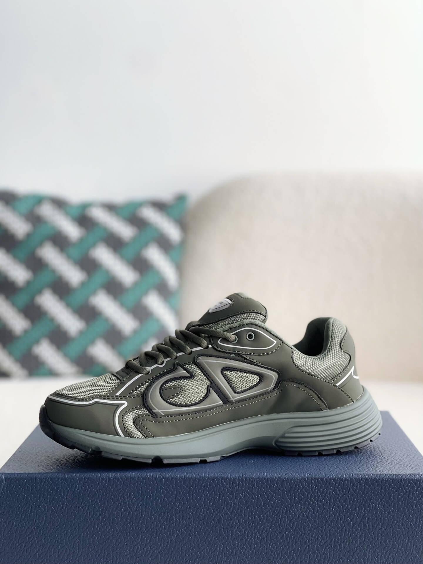 Dior B30 Khaki Green Sneaker - tntwear1