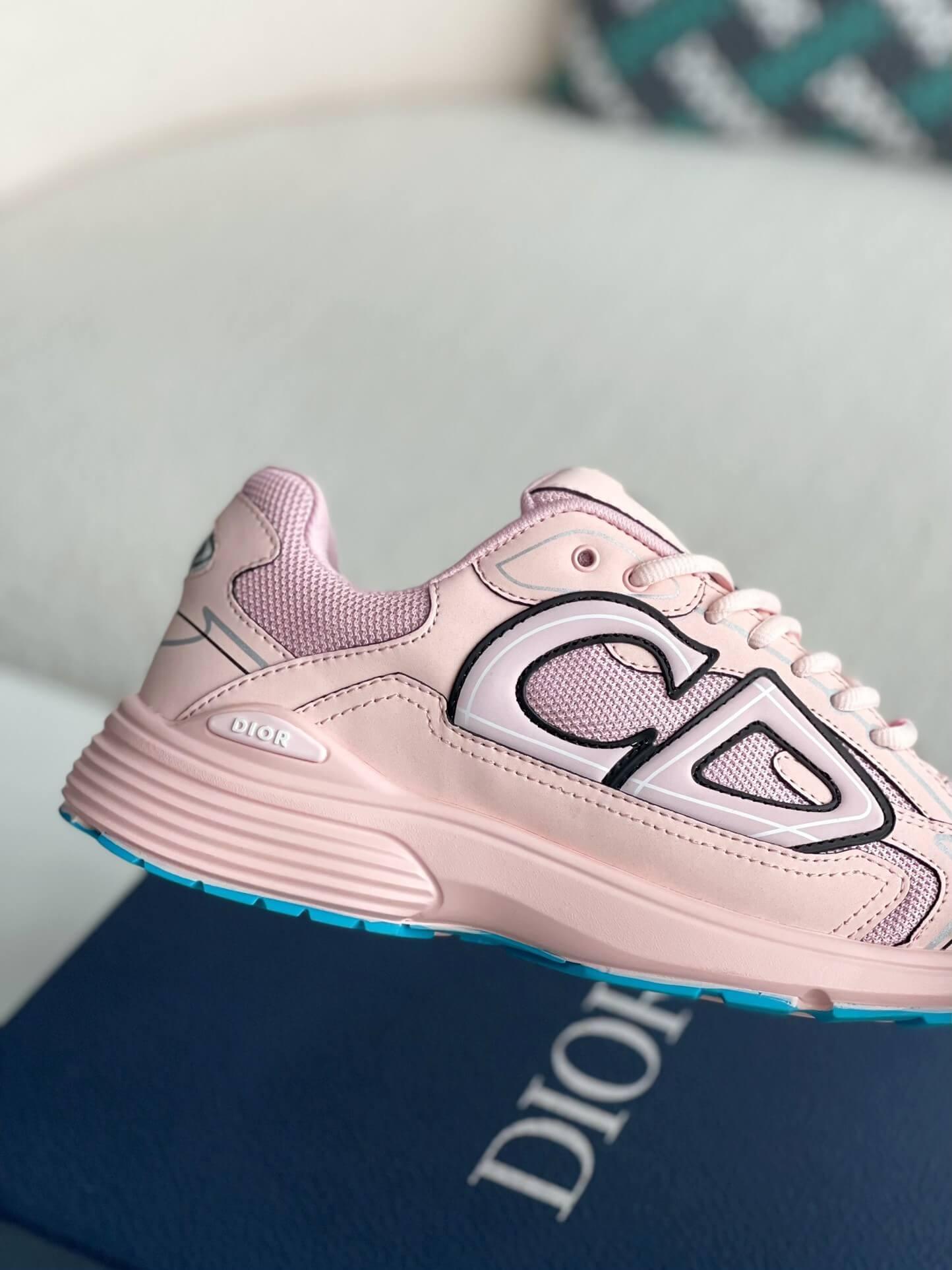 Dior B30 Pale Pink Blue Sneaker - tntwear1