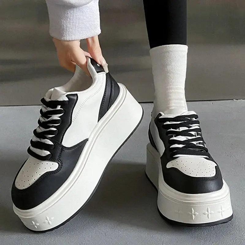 Elevate Elegance Platform Sneakers - tntwear1