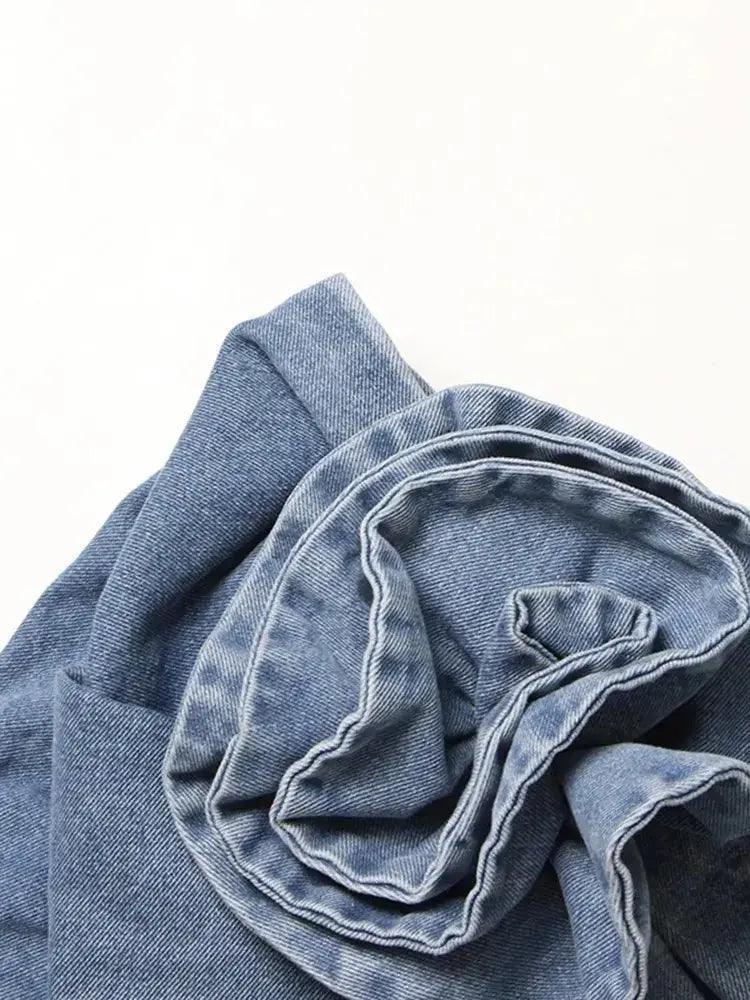 Gala Chic Denim Skirt - tntwear1