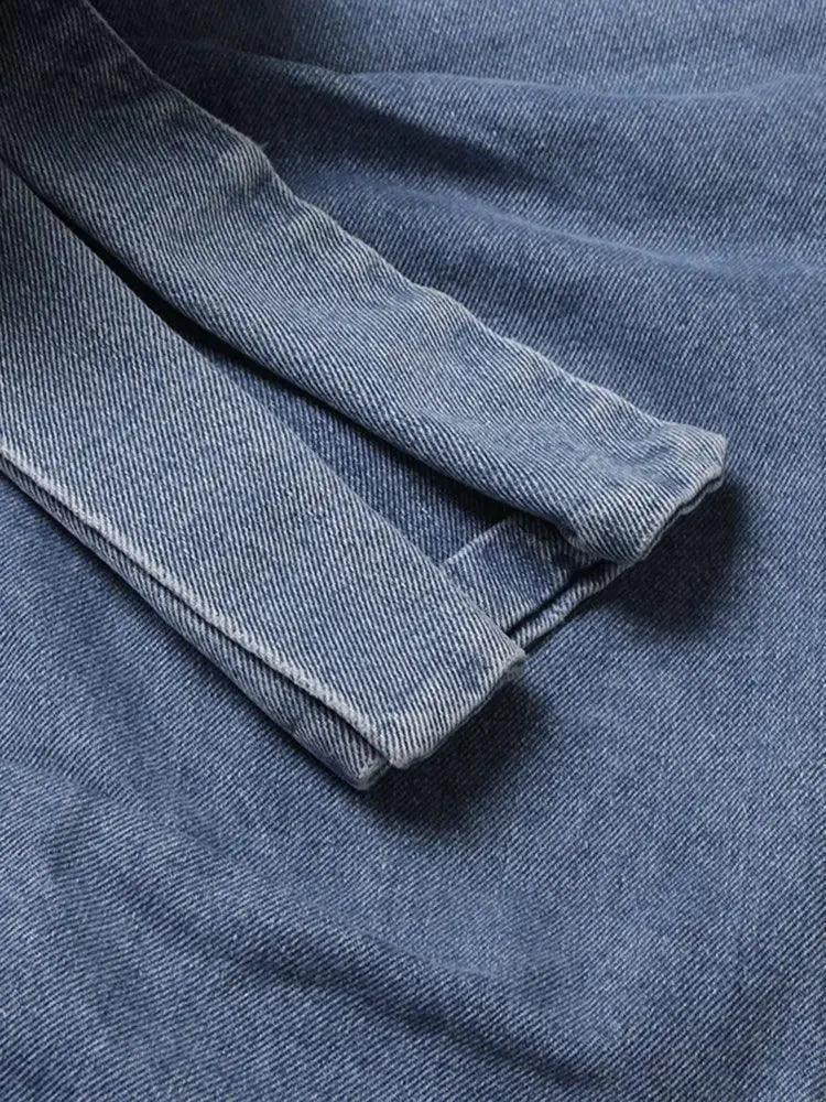 Gala Chic Denim Skirt - tntwear1