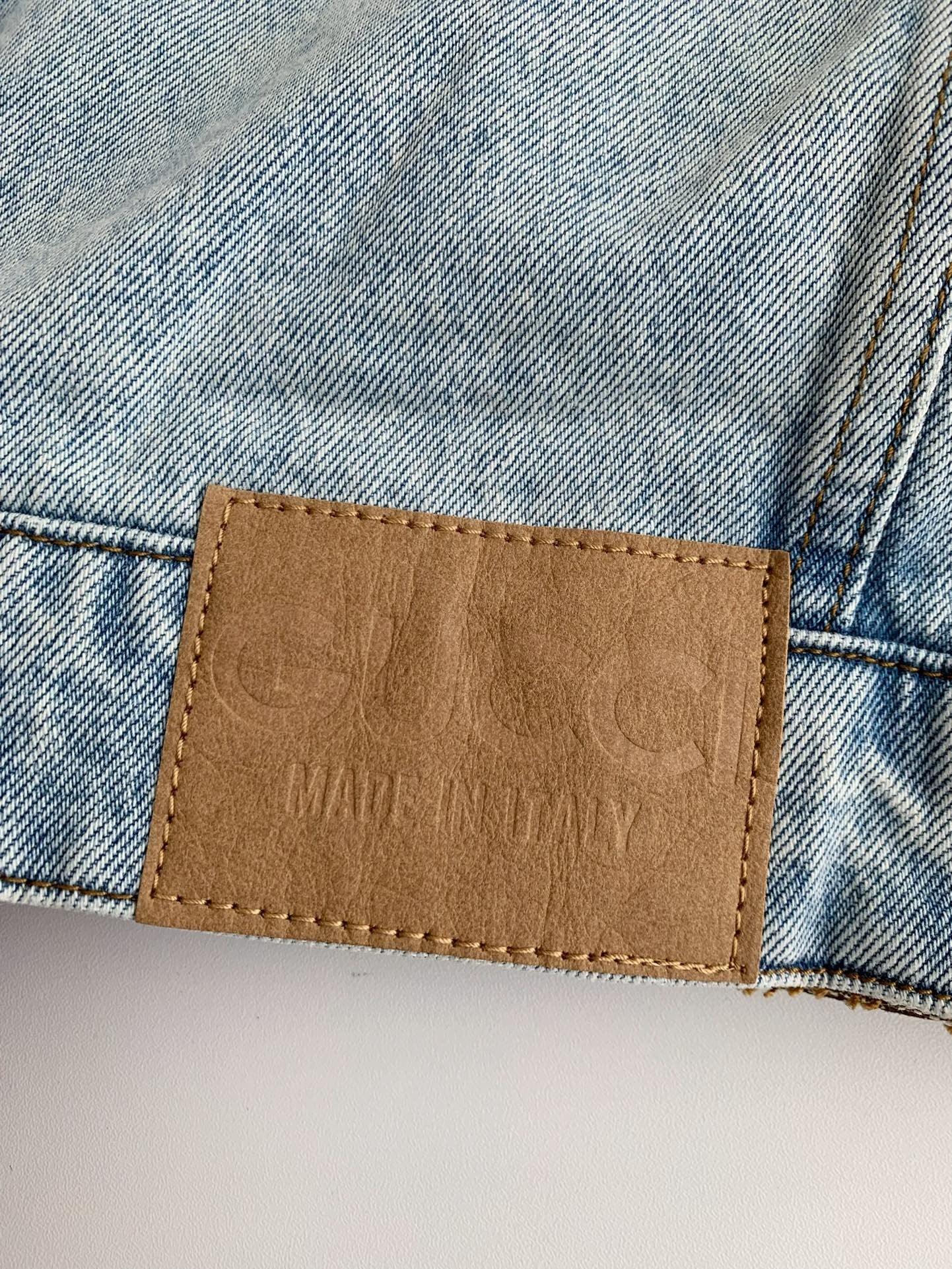 Gucci Reversible Light Blue Denim Jacket