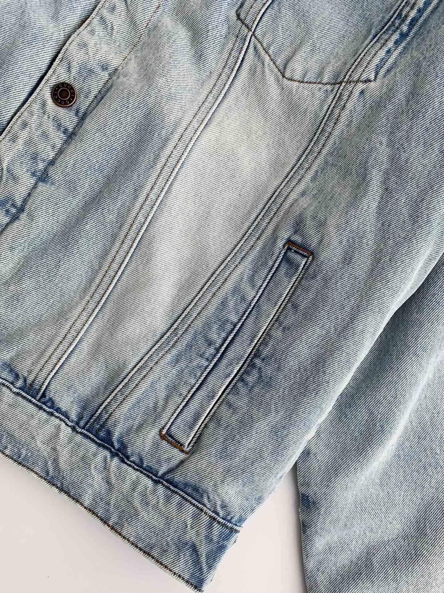 Gucci Reversible Light Blue Denim Jacket