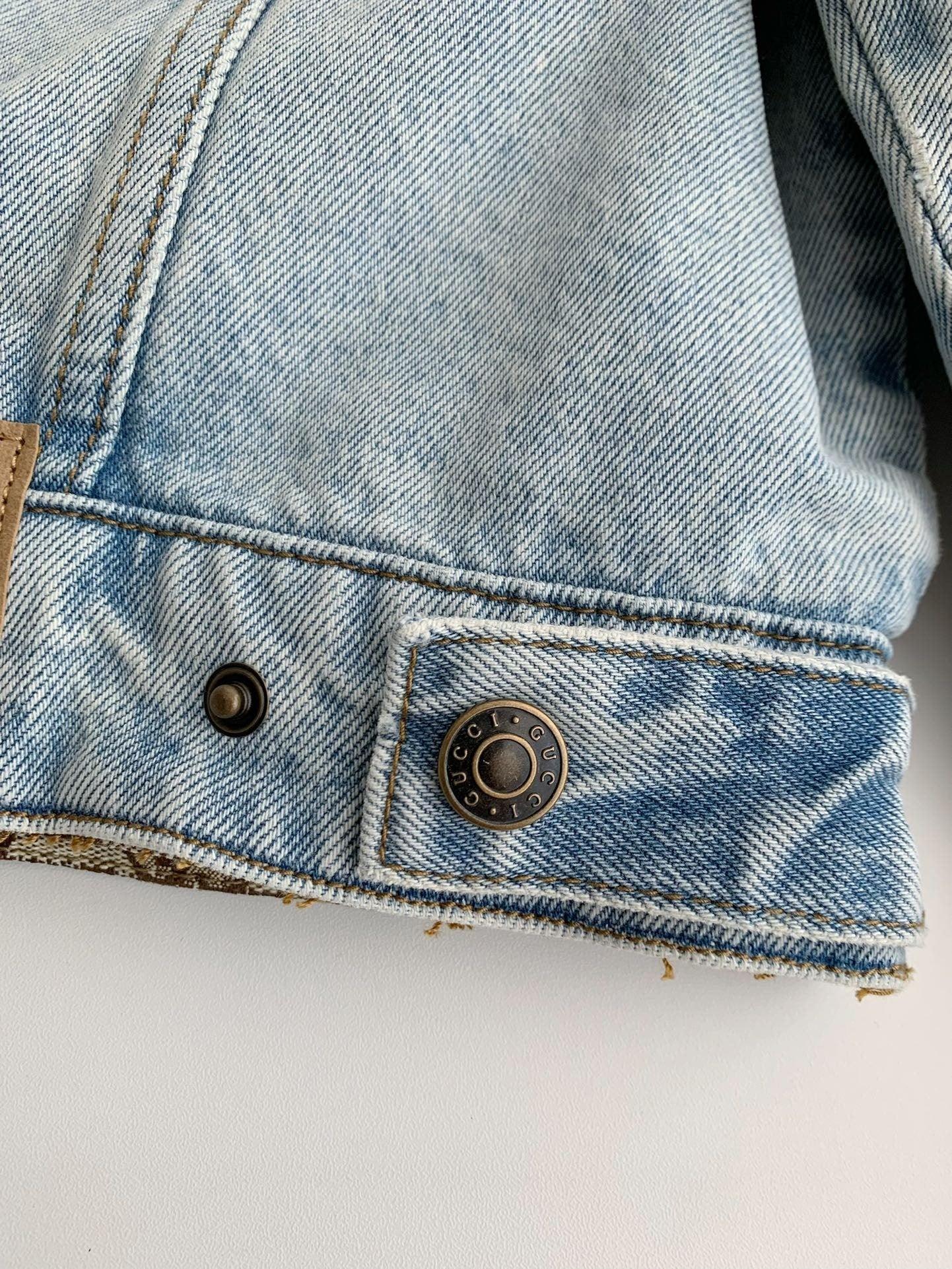 Gucci Reversible Light Blue Denim Jacket