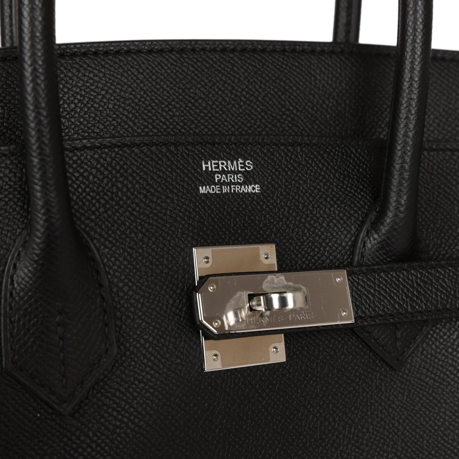 HRMS Birkin 35 Black Epsom Palladium Hardware - tntwear1