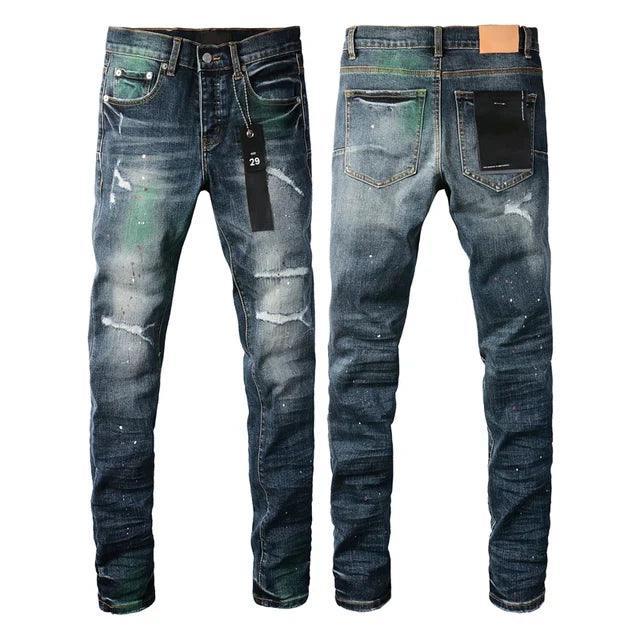 Premium Brand PRPL Roca Jeans Ripped P009 - tntwear1