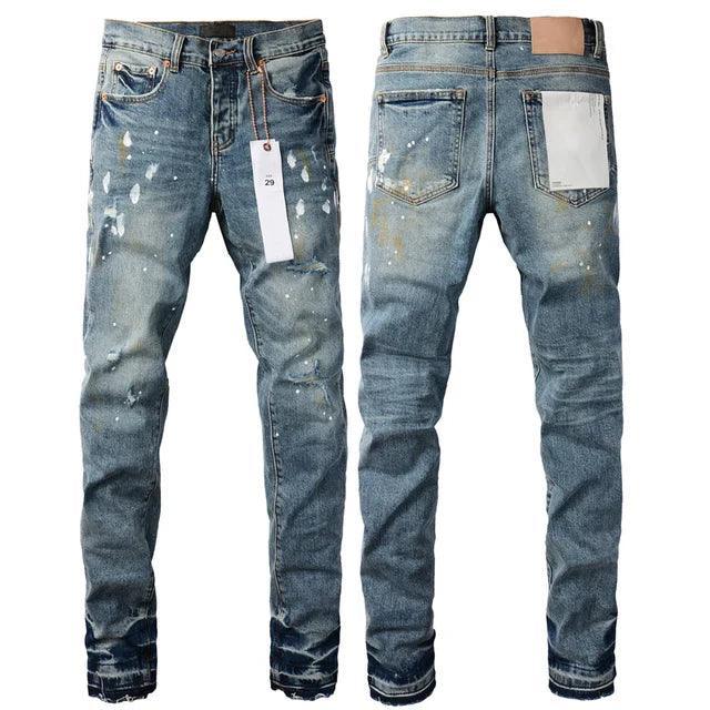 Premium Brand PRPL Roca Jeans Ripped P009 - tntwear1