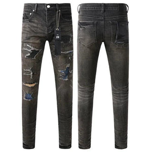 Premium Brand PRPL Roca Jeans Ripped P009 - tntwear1