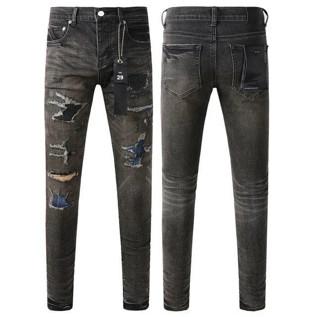 Premium Brand PRPL Roca Jeans Ripped P009 - tntwear1