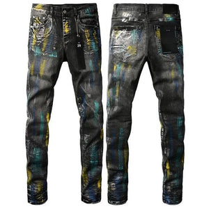 Premium Brand PRPL Roca Jeans Ripped P009 - tntwear1