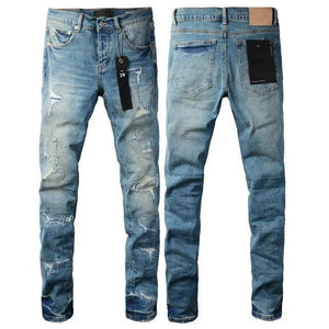 Premium Brand PRPL Roca Jeans Ripped P009 - tntwear1