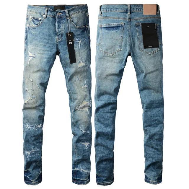 Premium Brand PRPL Roca Jeans Ripped P009 - tntwear1