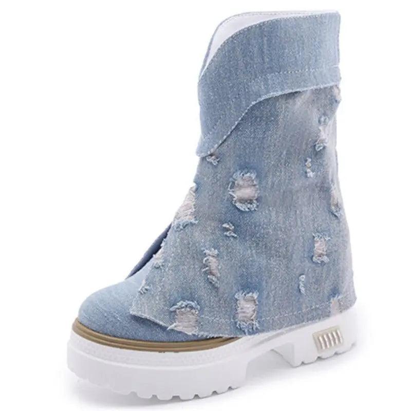 Kiara Denim Boots - tntwear1