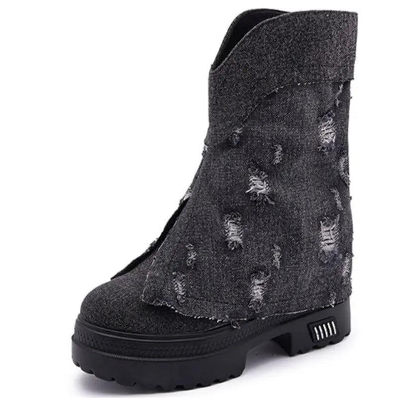Kiara Denim Boots - tntwear1