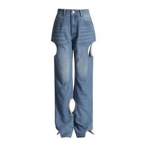 KoreStyle Hollow-Out Denim - tntwear1