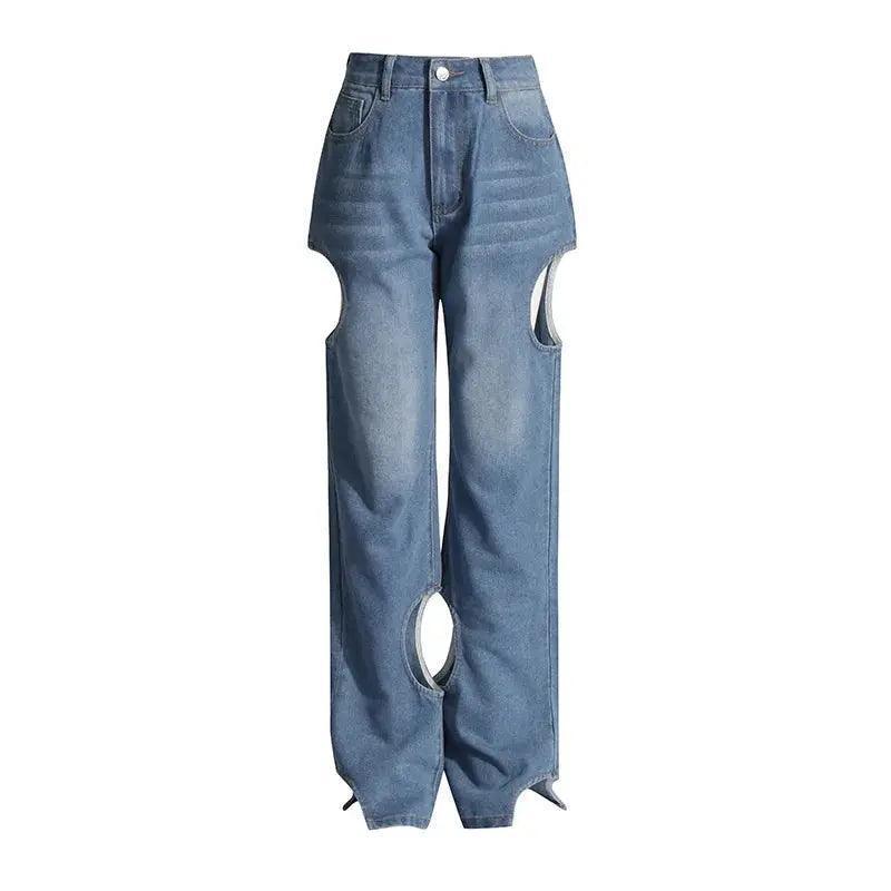 KoreStyle Hollow-Out Denim - tntwear1