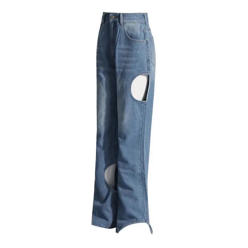 KoreStyle Hollow-Out Denim - tntwear1
