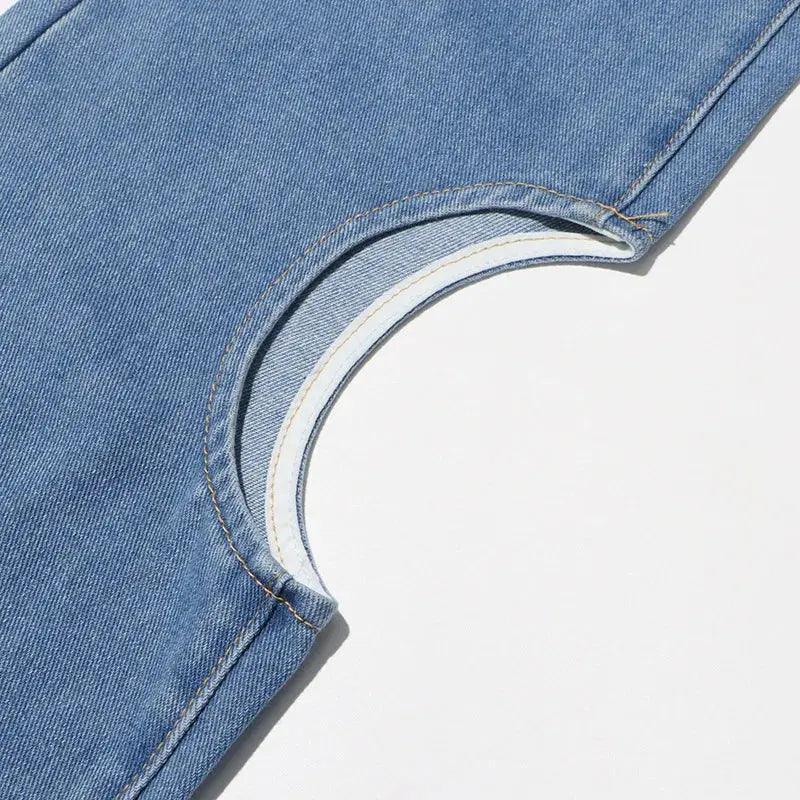 KoreStyle Hollow-Out Denim - tntwear1