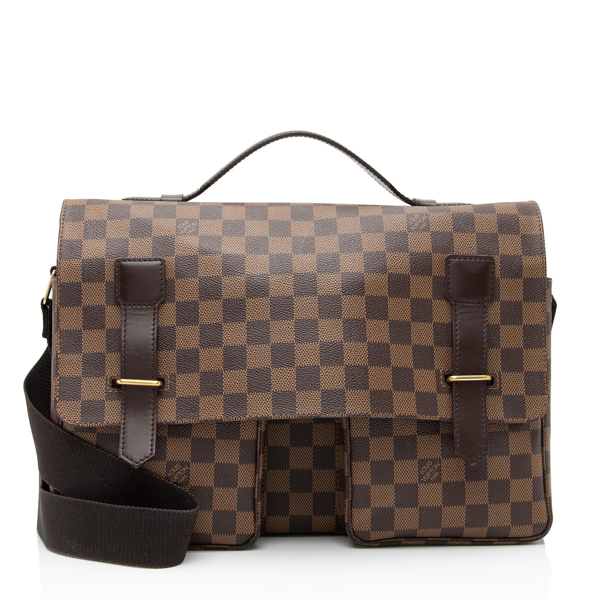 Louis Vuitton Vintage Damier Ebene Broadway Messenger Bag - tntwear1