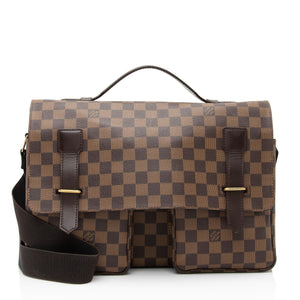 Louis Vuitton Vintage Damier Ebene Broadway Messenger Bag - tntwear1