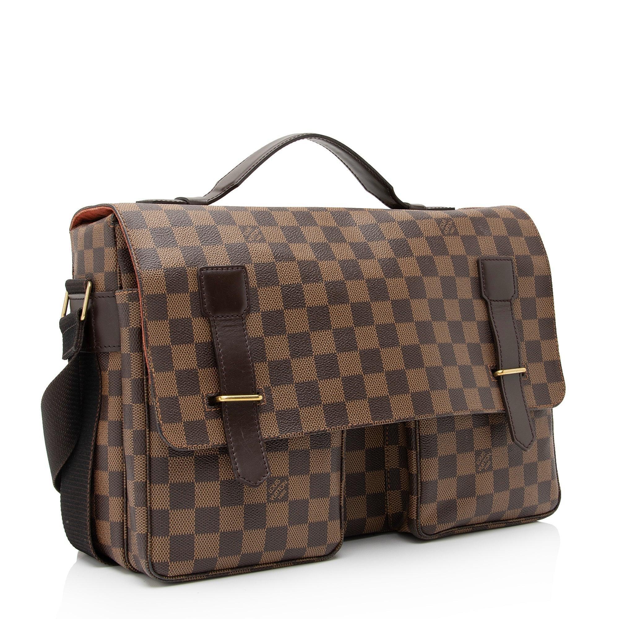 Louis Vuitton Vintage Damier Ebene Broadway Messenger Bag - tntwear1