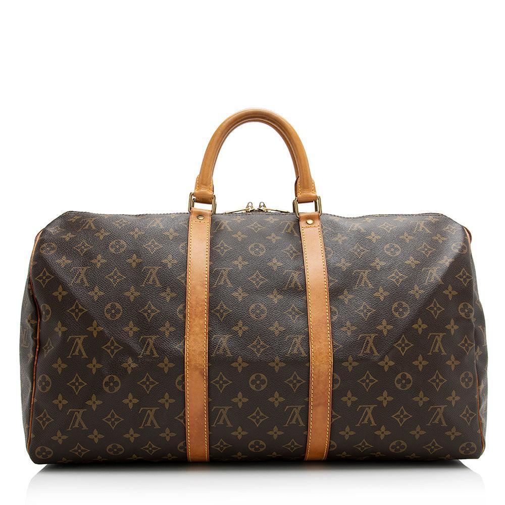 Louis Vuitton Vintage Monogram Canvas Keepall 50 Duffel Bag - tntwear1
