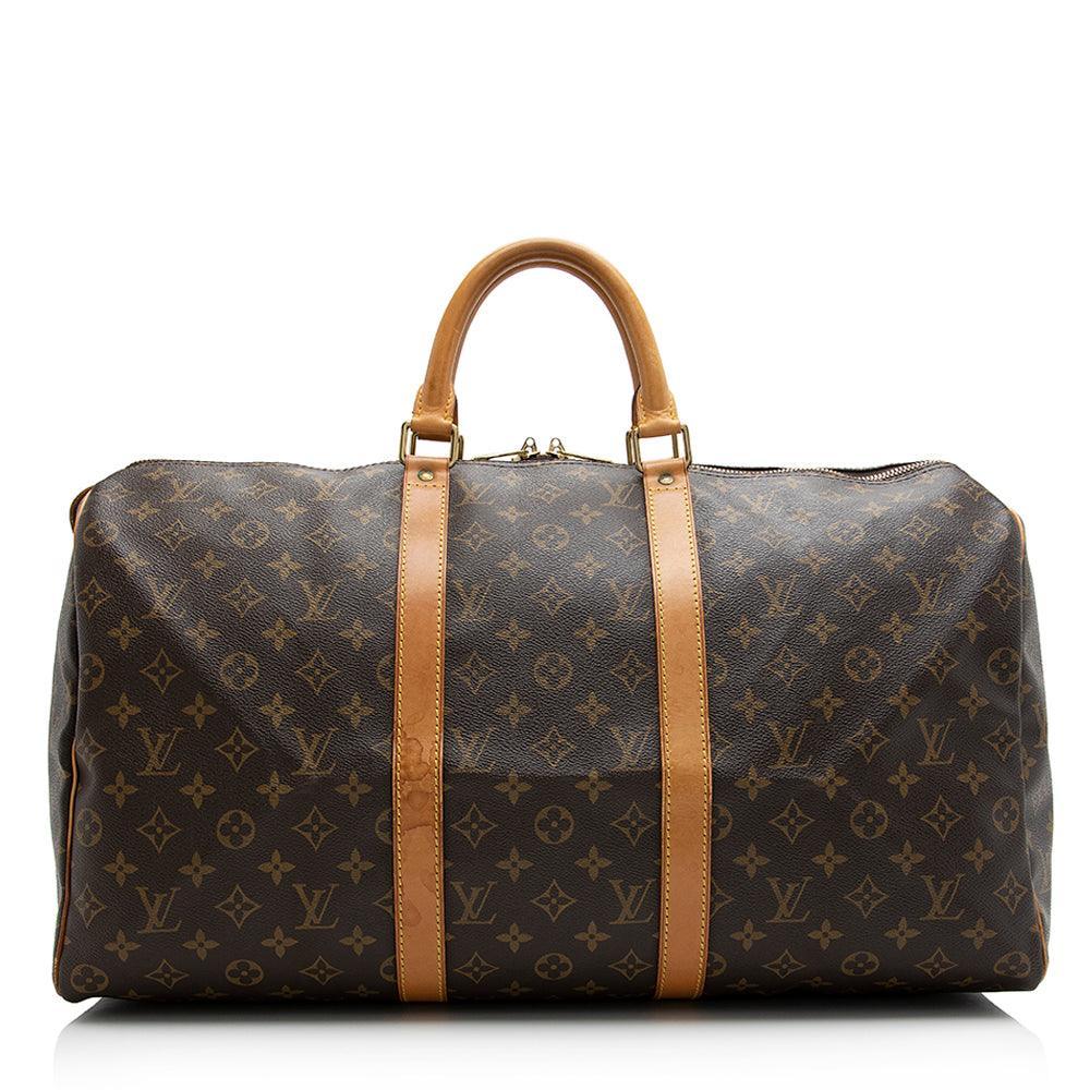 Louis Vuitton Vintage Monogram Canvas Keepall 50 Duffel Bag - tntwear1