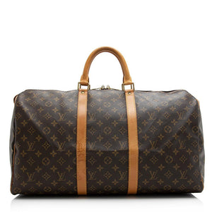 Louis Vuitton Vintage Monogram Canvas Keepall 50 Duffel Bag - tntwear1