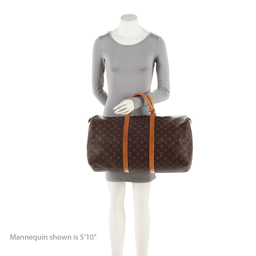Louis Vuitton Vintage Monogram Canvas Keepall 50 Duffel Bag - tntwear1
