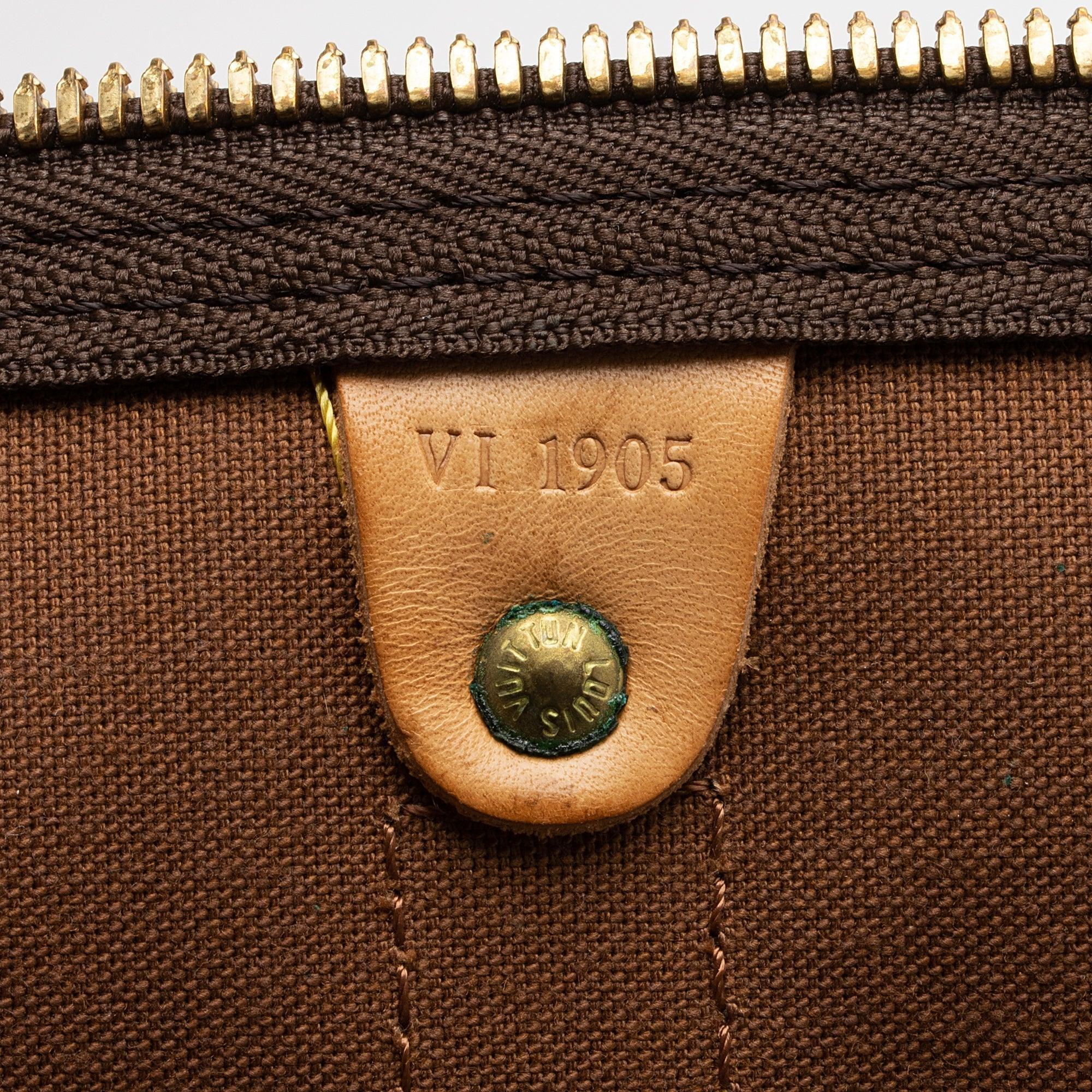 Louis Vuitton Vintage Monogram Canvas Keepall Bandouliere 60 Duffle Bag - tntwear1