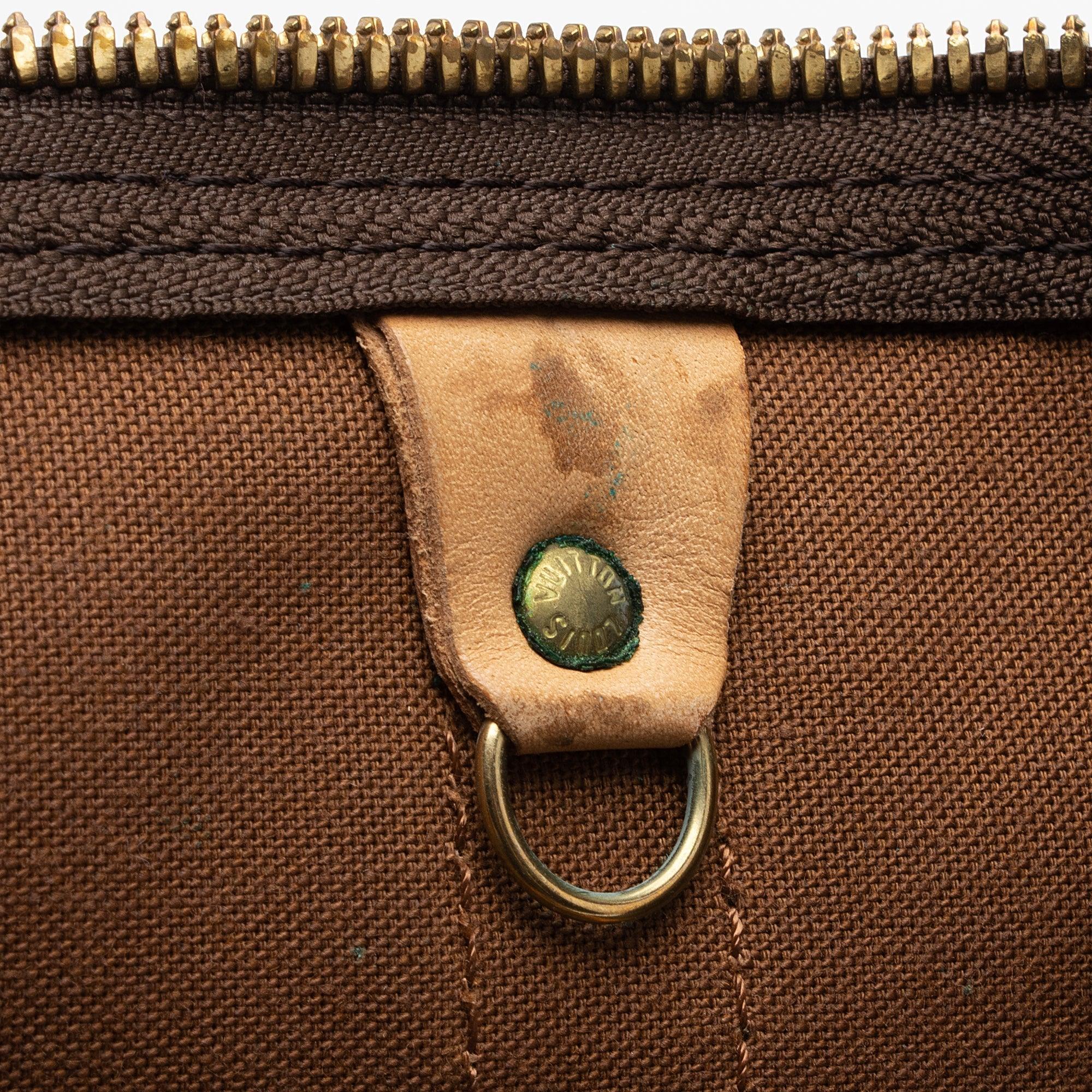 Louis Vuitton Vintage Monogram Canvas Keepall Bandouliere 60 Duffle Bag - tntwear1