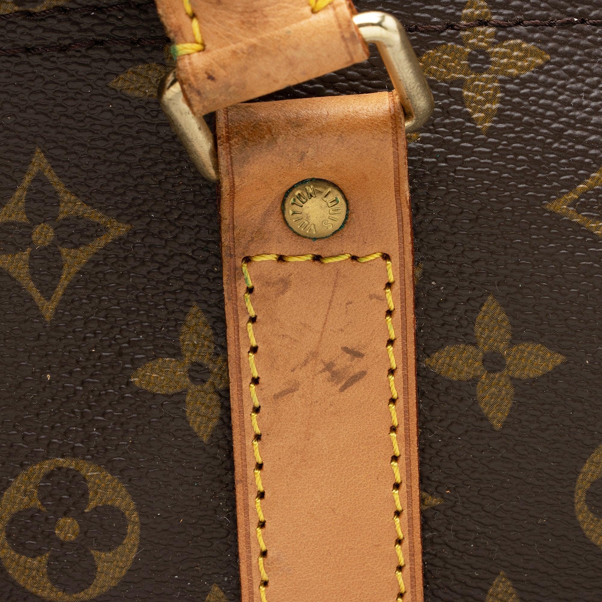 Louis Vuitton Vintage Monogram Canvas Keepall Bandouliere 60 Duffle Bag - tntwear1