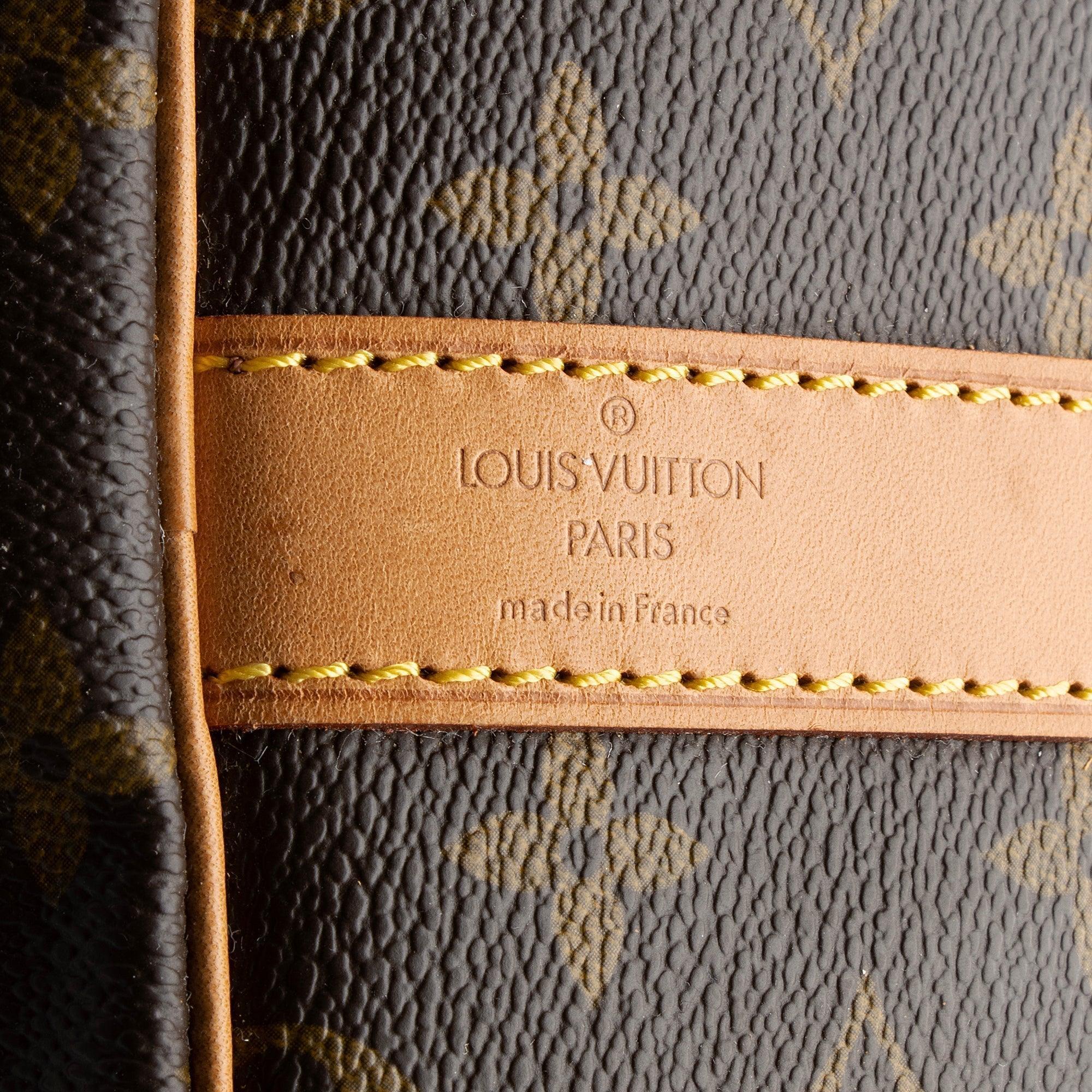 Louis Vuitton Vintage Monogram Canvas Keepall Bandouliere 60 Duffle Bag - tntwear1