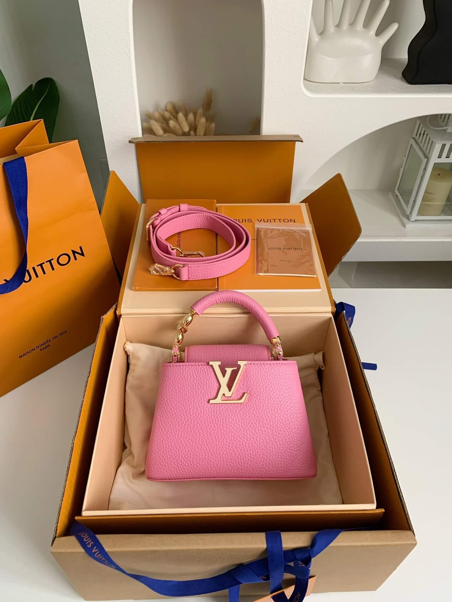 LV Capucines Mini "Pink" - tntwear1