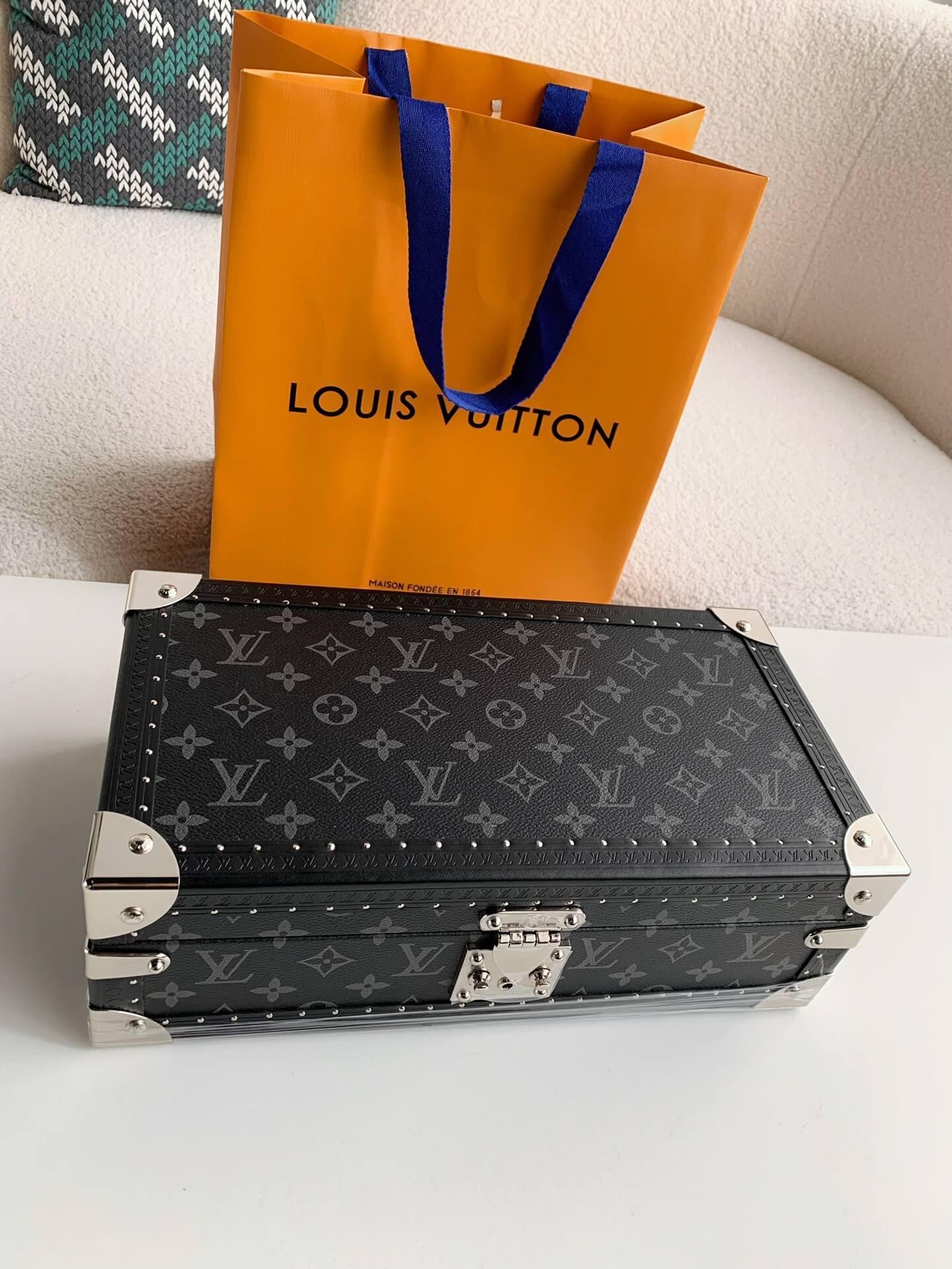 LV Coffret 8 Montre Watch Case "Black" - tntwear1