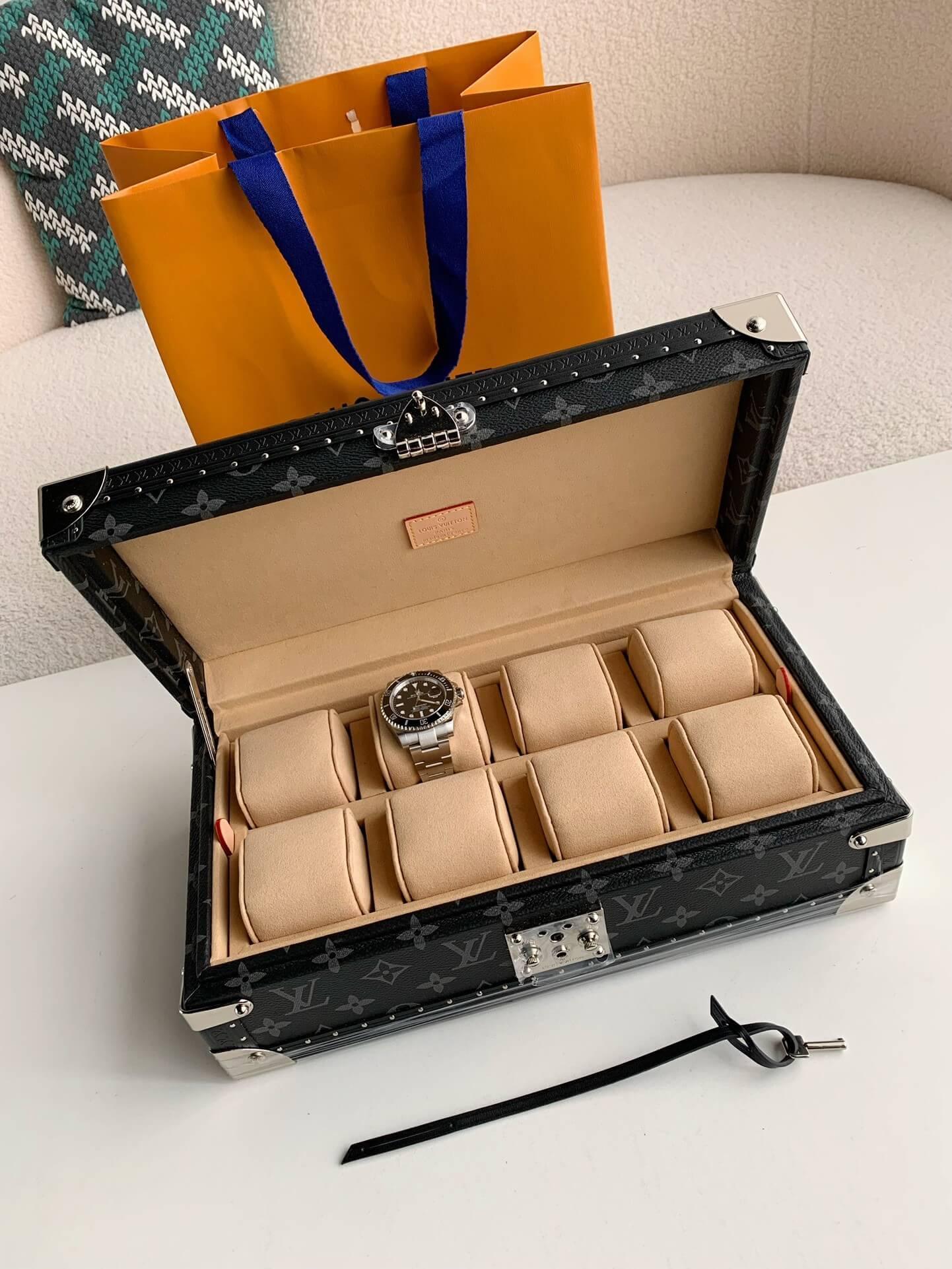 LV Coffret 8 Montre Watch Case "Black" - tntwear1