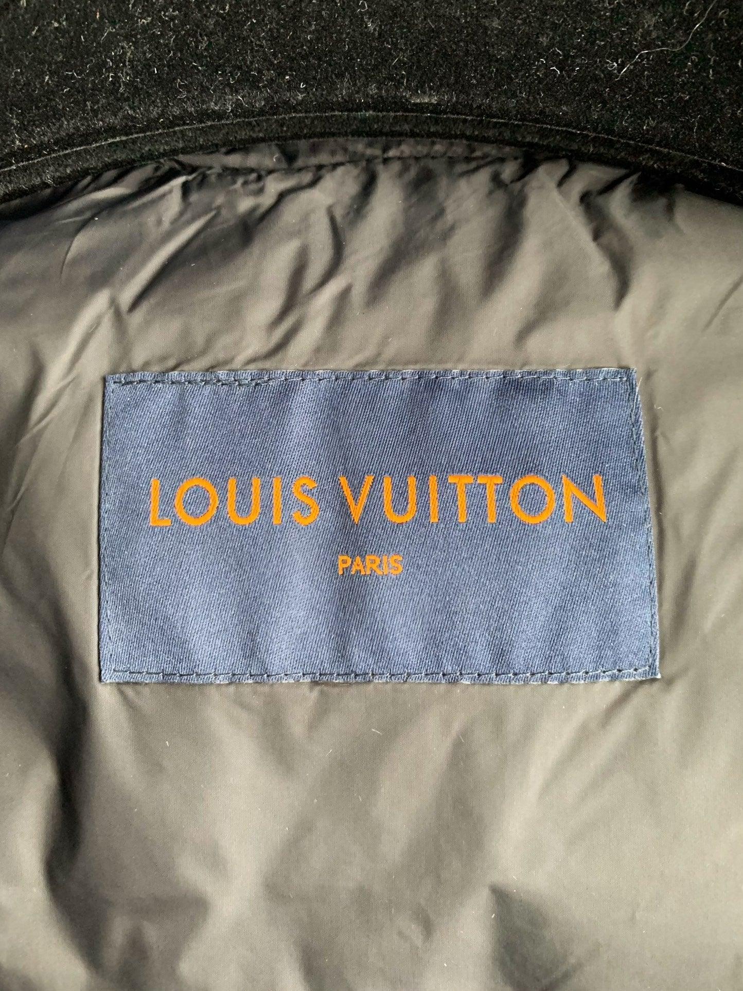 LV Monogram Black Puffer Jacket - tntwear1