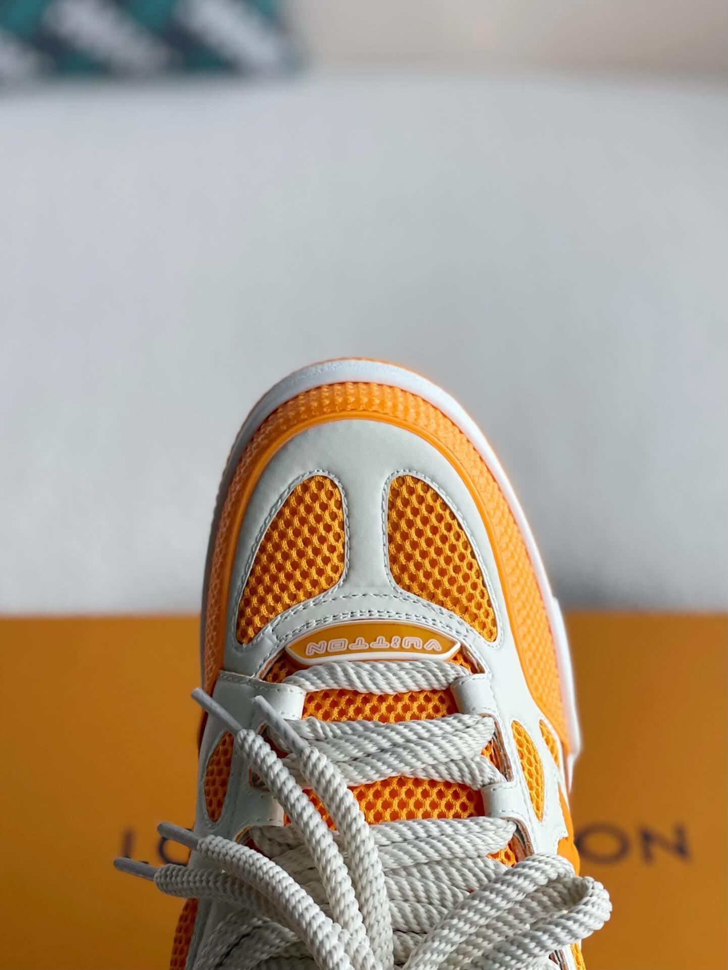 LV Skate White Orange Sneaker - tntwear1