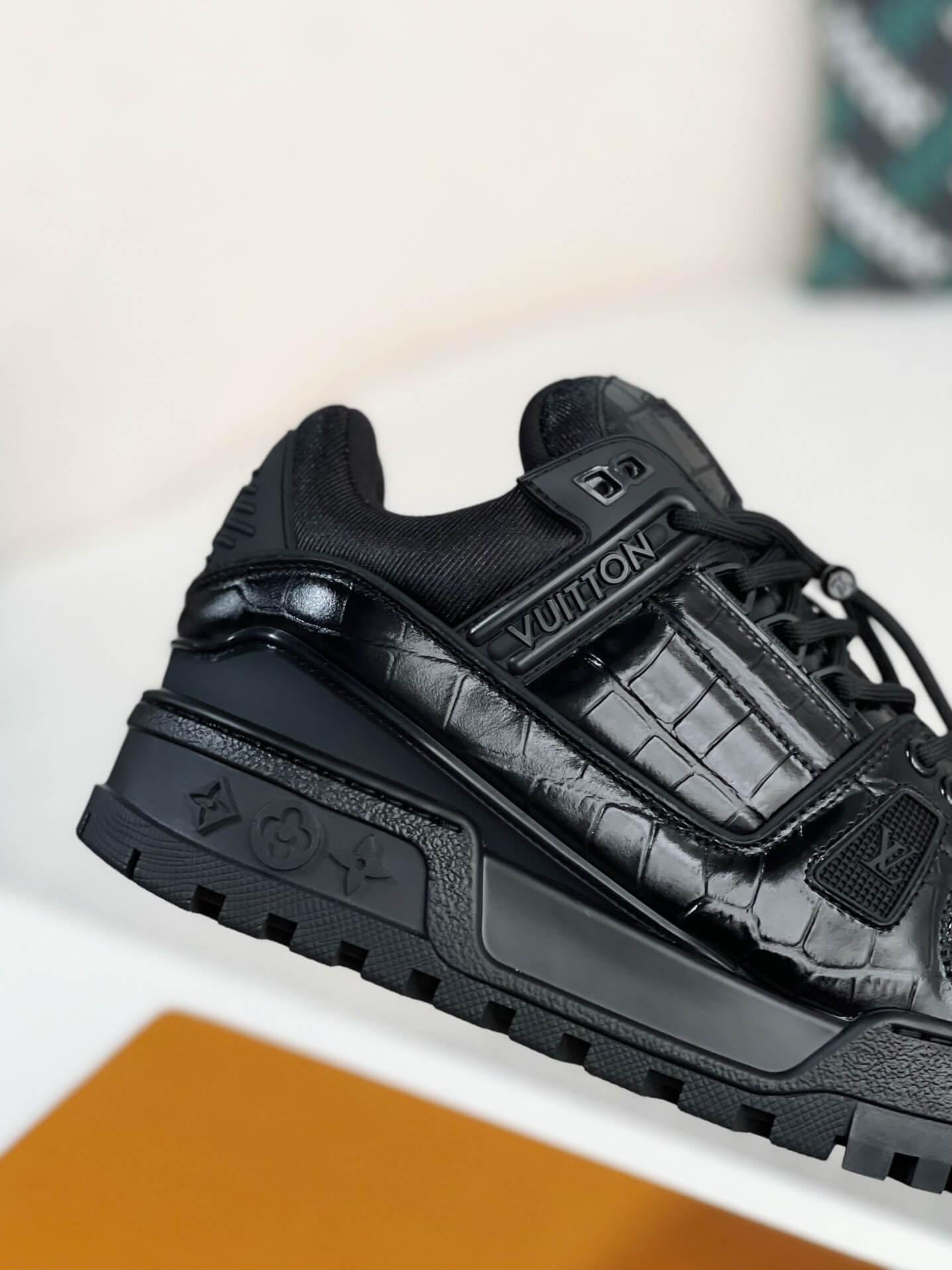 LV Trainer Black Maxi Sneaker - tntwear1